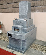 みずほ霊園で建立した墓石の施工例