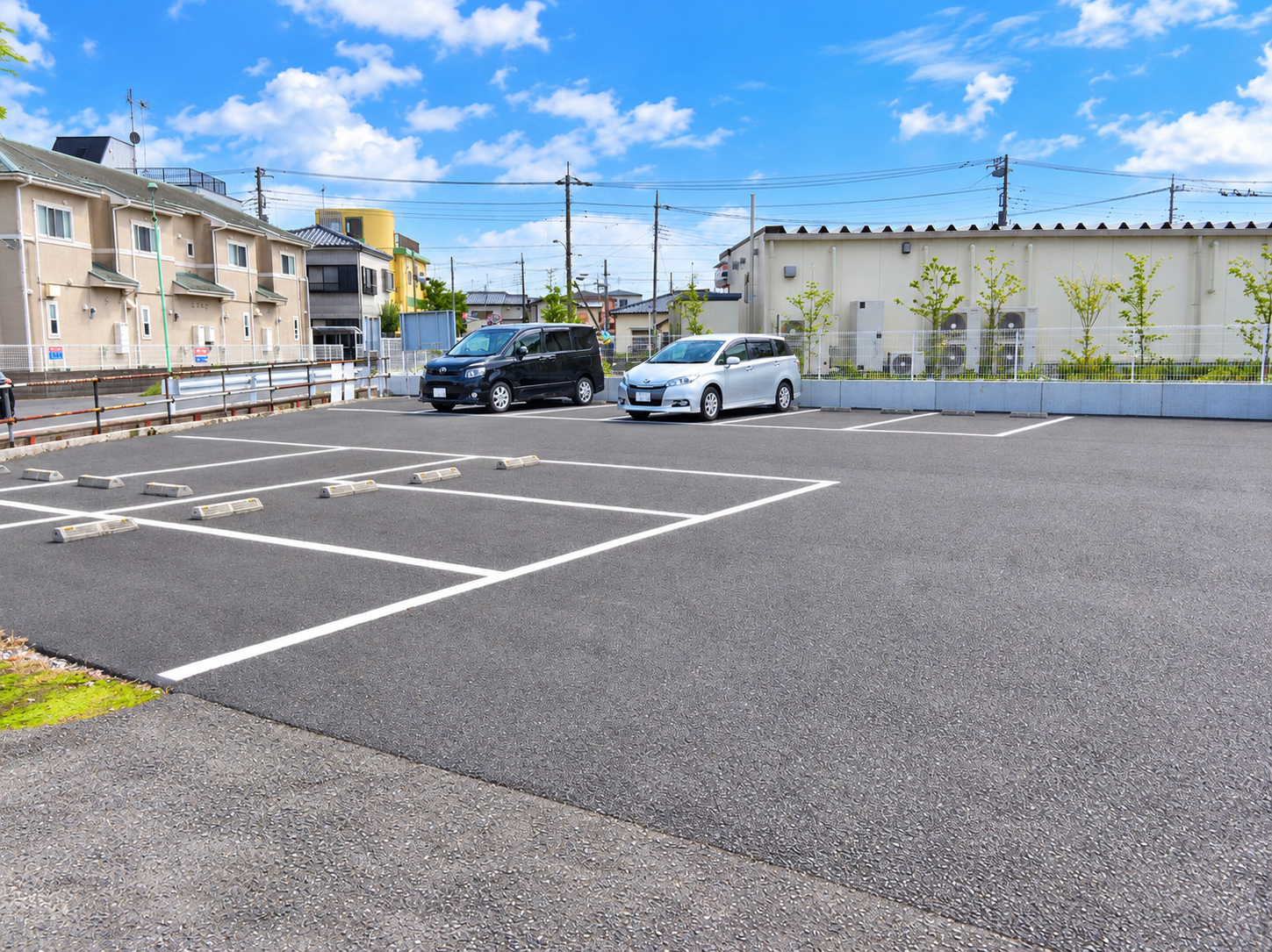 みずほ霊園の駐車場